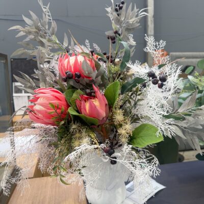 EX STAGING - FAUX PLANT ARRANGEMENT SOLD AS IS