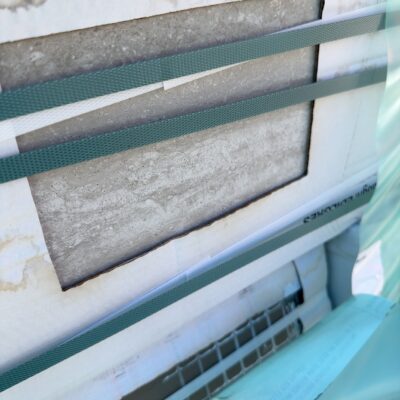 300X600X10MM PORCERLAIN TRAVERTINO CREAM ITALIAN MADE TILES (40 BOXES OF 6 TLES PER PALLET)