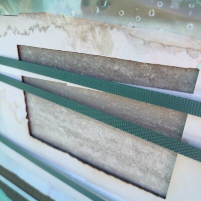 300X600X10MM PORCERLAIN TRAVERTINO CREAM ITALIAN MADE TILES (40 BOXES OF 6 TLES PER PALLET)