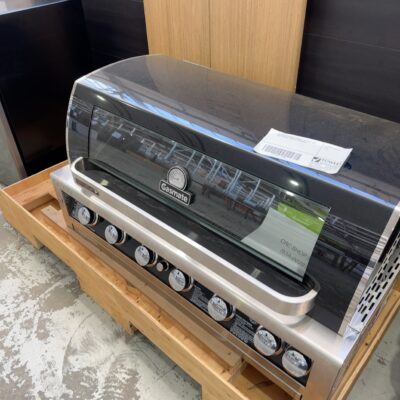 EX DISPLAY GASMATE GALAXY NATURAL GAS BUILT IN BBQ, 3 MONTH WARRANTY