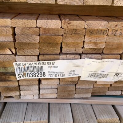 70X22 H3 TREATED PINE DECKING 140/4.2