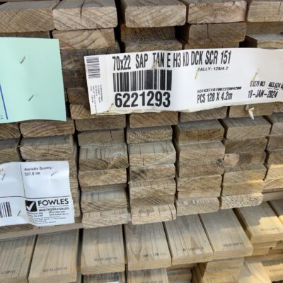 70X22 H3 TREATED PINE DECKING 128/4.2 70X22 H3 TREATED PINE DECKING 128/4.2