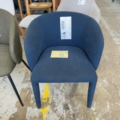 SAMPLE - OLLIE DINING CHAIR, MIDNIGHT, SOLD AS IS