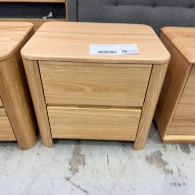 EX DISPLAY - TATE MESSMATE TIMBER BEDSIDE TABLE, SOLD AS IS