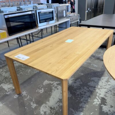 EX DISPLAY AKSEL DINING TABLE 2000MM, AMERICAN OAK SOLD AS IS