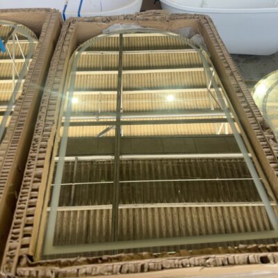 NEW AULIC CANTERBURY ARCH LED MIA SHAVING CABINET 500MM X 900MM X 150MM RRP$650, LSCCAN-500-MIA