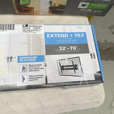 NEW SANUS UNIVERSAL TV MOUNT, EXTEND & TILT FOR FLAT PANEL TV 32" TO 70" MODEL FLT1-B2, RRP$159.95