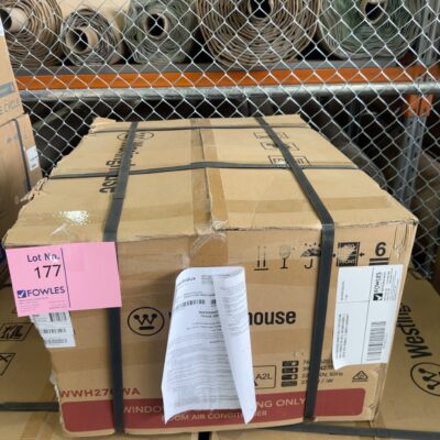 WESTINGHOUSE WWH27CWA 2.7KW COOLING ONLY WINDOW OR WALL AIRCONDITIONER, 3 SPEED WITH REMOTE, 12 MONTH WARRANTY