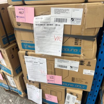 WESTINGHOUSE WWH16CWA 1.6KW WINDOW OR WALL COOLING ONLY CONDITIONER, GOLD SHIELD CORROSION RESISTANT HEAT EXCHANGERS, QUIET OPERATION, 3 SPEEDS, 12 MONTH WARRANTY