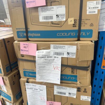 WESTINGHOUSE WWH16CWA 1.6KW WINDOW OR WALL COOLING ONLY CONDITIONER, GOLD SHIELD CORROSION RESISTANT HEAT EXCHANGERS, QUIET OPERATION, 3 SPEEDS, 12 MONTH WARRANTY