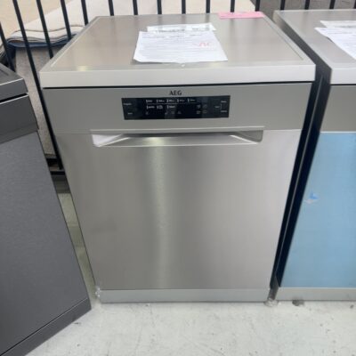 AEG 600MM DISHWASHER FFB53600PM S/STEEL, WITH 8 PROGRAMS, MAXIFLEX CUTLERY DRAWER & PROCLEAN SATELLITE SPRAY ARM, RRP$1699, 24 MONTH WARRANTY