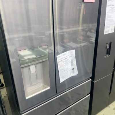 ELECTROLUX EHE6899BA 609 LITRE, DARK S/STEEL FRENCH DOOR FRIDGE WITH FULLY CONVERTIBLE ENTERTAINERS DRAWERS THAT CAN BE ADJUSTED FROM -23 TO 7 DEGREE, WITH ICE & WATER, 12 MONTH WARRANTY RRP$3277