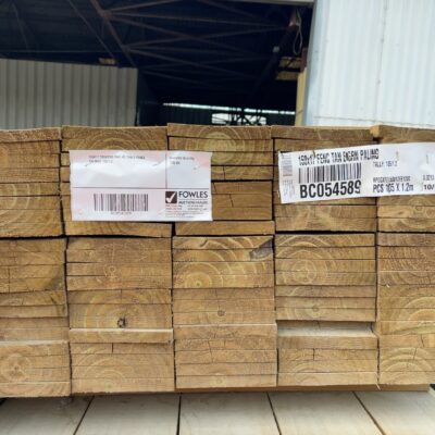 150X17 TREATED PINE H3 TAN E FENCE PALINGS 105/1.2