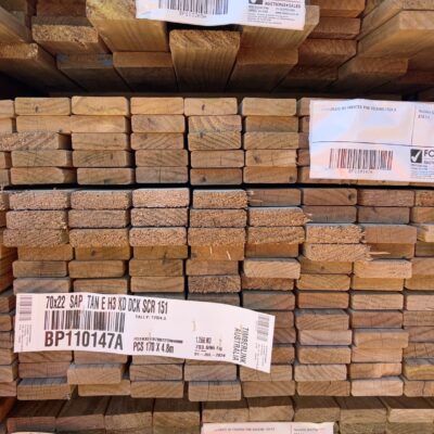70X22 H3 TREATED PINE DECKING 170/4.8