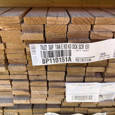 70X22 H3 TREATED PINE DECKING 170/4.8