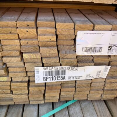 70X22 H3 TREATED PINE DECKING 170/4.8