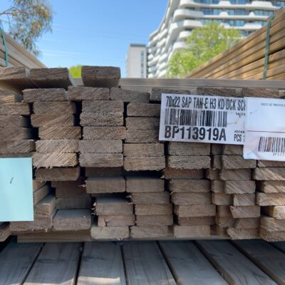 70X22 H3 TREATED PINE DECKING 124/3.3