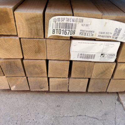 100X100 TREATED PNE H4 SAWN 28/2.7 100X100 TREATED PNE H4 SAWN 28/2.7
