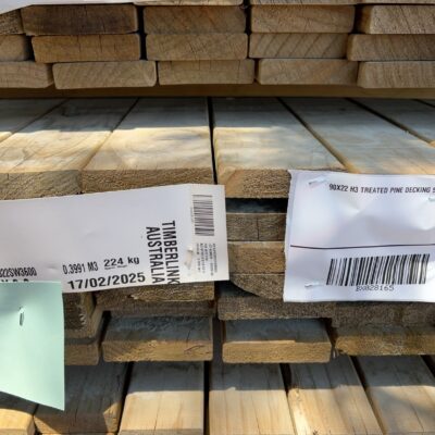 90X22 H3 TREATED PINE DECKING 56/3.6