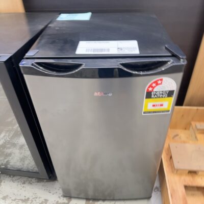 EX DISPLAY EURO S/STEEL BAR FRIDGE E126SX, 126 LITRE, 3 MONTH WARRANTY