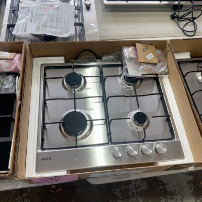 EX DISPLAY EURO ECT600GS 600MM GAS COOKTOP, ENAMEL TRIVETS, 3 MONTH WARRANTY
