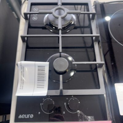 EX DISPLAY EURO ECT300GBK2, 30CM GAS ON GLASS COOKTOP, 3 MONTH WARRANTY