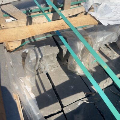 PALLET OF NATURAL BLUESTONE PITCHERS (RECLAIMED)- IDEAL FOR GARDEN PATHS, RETAINING WALLS, STAIR TREADS, ETC 300MM X 200MM X 150MM, APPROX 1.72M2 PER PALLET