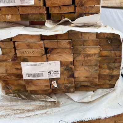 PACK OF 140X35 PINE (PACK IS WEATHERED AND MAY CONTAIN MOULD) SOLD AS IS