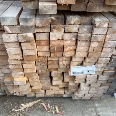 PACK OF 90X45 PINE (PACK IS WEATHERED AND MAY CONTAIN MOULD) SOLD AS IS