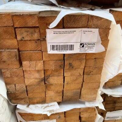 PACK OF 90X45 PINE (PACK IS WEATHERED AND MAY CONTAIN MOULD) SOLD AS IS