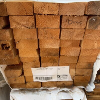 PACK OF 90X45 PINE (PACK IS WEATHERED AND MAY CONTAIN MOULD) SOLD AS IS
