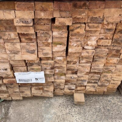 PACK OF 90X35 PINE (PACK IS WEATHERED AND MAY CONTAIN MOULD) SOLD AS IS