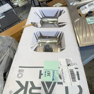 CAROMA PUNCH KITCHEN SINK 1.75 END BOWL, RHB, PU1207.1R, 12 MONTH WARRANTY