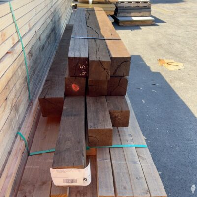 MIXED PACK OF SPOTTED GUM H4 HARDWOOD POSTS-125X125-1/3.0 1/2.7 1/2.4 6/2.1 -1250X150-1/2.1
