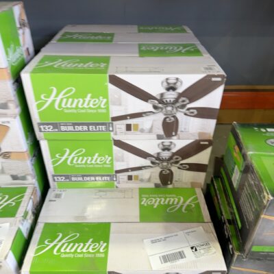 NEW CEILING FAN - BUILDER ELITE 132CM BRUSHED NIKEL, 50566