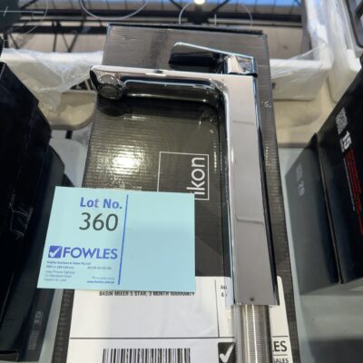 IKON SETO HYB66-202 CHROME HIGH RISE BASIN MIXER 5 STAR, 3 MONTH WARRANTY