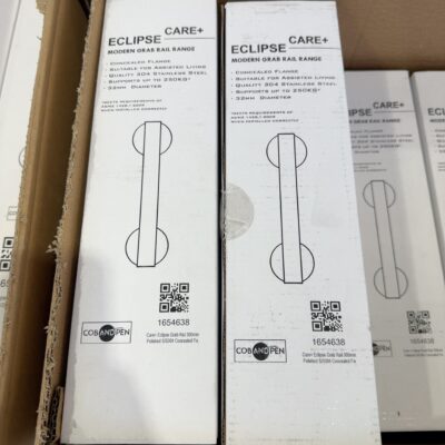 CARE & ECLIPSE GRAB RAIL 300MM, POLISHED S/S304 CONCEALED FIX, 1654638