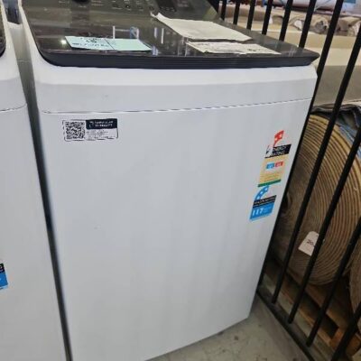 WESTINGHOUSE WWT8084J7WA, 8KG EASYCARE TOP LOAD WASHING MACHINE, EASY TO USE CONTROLS, EVERYDAY FAST WASH PROGRAMS, DURABLE SOFT CLOSE GLASS LID, 12 MONTH WARRANTY