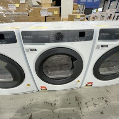 WESTINGHOUSE WDH804N7WA 8KG EASYCARE 500 HEAT PUMP DRYER, SENSOR DRYING TECHNOLOGY, AUTO COOL DOWN FEATURE MINIMISES WRINKLES, 12 PROGRAMS, 7 STAR ENERGY RATING, 12 MONTH WARRANTY