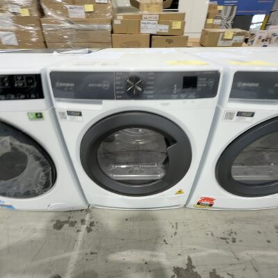 WESTINGHOUSE WDH804N7WA 8KG EASYCARE 500 HEAT PUMP DRYER, SENSOR DRYING TECHNOLOGY, AUTO COOL DOWN FEATURE MINIMISES WRINKLES, 12 PROGRAMS, 7 STAR ENERGY RATING, 12 MONTH WARRANTY