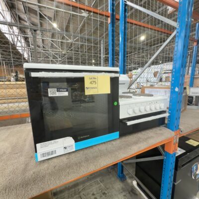 WESTINGHOUSE WDE132WC-L WHITE ELEVATED OVEN & COOKTOP, 1085MM WIDE, WITH SEPARATE GRILL RRP$2300, WITH 12 MONTH WARRANTY