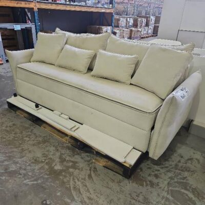 SAMPLE - SLEEMAN SOFABED AND MATTRESS, BEIGE, SOLD AS IS **SOFABED BROKEN SOLD AS IS**
