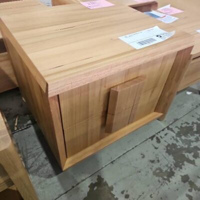 SAMPLE - PORTER TASMANIAN OAK LAMP TABLE, SOLD AS IS