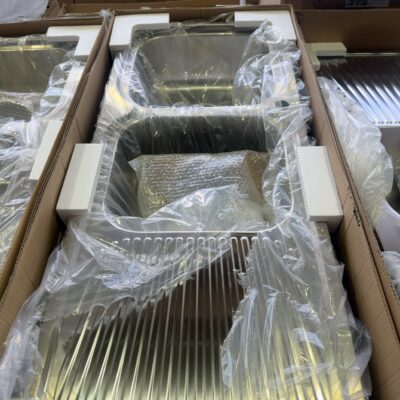 NEW ARC IS12LS4 DOUBLE BOWL SINK, RIGHT HAND DRAINER