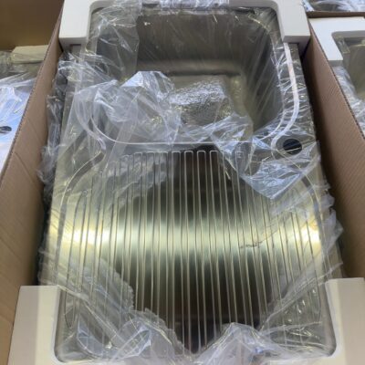 NEW BELLING BDST7811XR SINGLE BOWL SINK, 780MM WITH RIGHT DRAINER