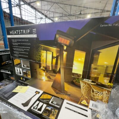 NEW HEATSTRIP PORTABLE LPG OUTDOOR HEATER, 2 PARTS - CART & HEAD,  TGH34PL-2-CART & TGH34PL-2-HEAD, 3 MONTH WARRANTY RRP$849