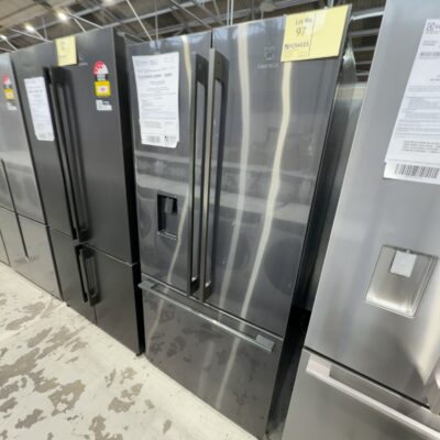 ELECTROLUX EHE5267BC DARK S/STEEL FRENCH DOOR FRIDGE WITH WATER, 796MM WIDE, WITH 4 STAR ENERGY EFFICIENCY, ADJUSTABLE INTERIOR, 12 MONTH WARRANTY ELECTROLUX EHE5267BC DARK S/STEEL FRENCH DOOR FRIDGE WITH WATER, 796MM WIDE, WITH 4 STAR ENERGY EFFICIENCY, ADJUSTABLE INTERIOR, 12 MONTH WARRANTY