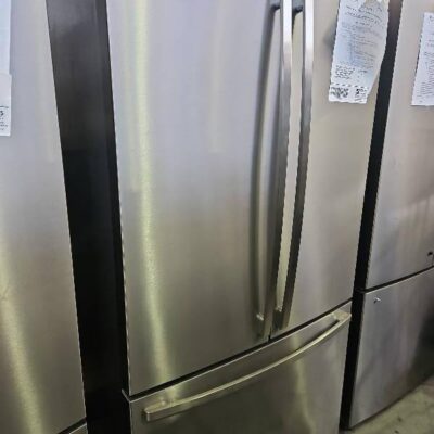 WESTINGHOUSE WHE6000SB FRENCH DOOR FRIDGE, S/STEEL 565 LITRE 896MM WIDE, DUAL CRISPERS HUMIDITY CONTROLLED, FLEXIBLE INTERIOR, LOCKABLE COMPARTMENT, 12 MONTH WARRANTY