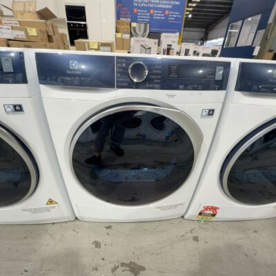 ELECTROLUX EDH903R9WB ULTIMATE CARE 900 9KG HEAT PUMP DRYER, 8 STAR ENERGY EFFICIENT, ADVANCED 3D SENSE TECHNOLOGY, 12 PROGRAMS, 12 MONTH WARRANTY