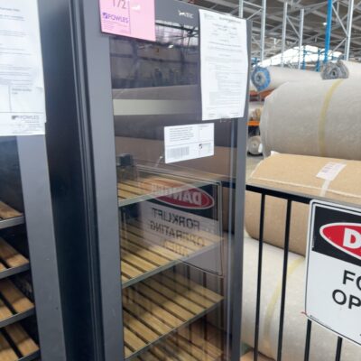 VINTEC VWM198SBA-R PREMIUM SERIES 198 BOTTLE MULTI TEMP WINE CABINET OR SINGLE ZONE, ADAPTABLE REVERSIBLE SHELVES THAT ALLOW STORING UPRIGHT, LED DIGITAL DISPLAY, HUMIDITY RECYCLING, ANTI UV GLASS 12 MONTH WARRANTY